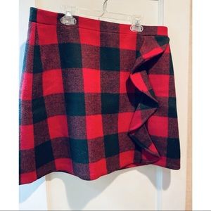J. Crew Buffalo Plaid Skirt size 12